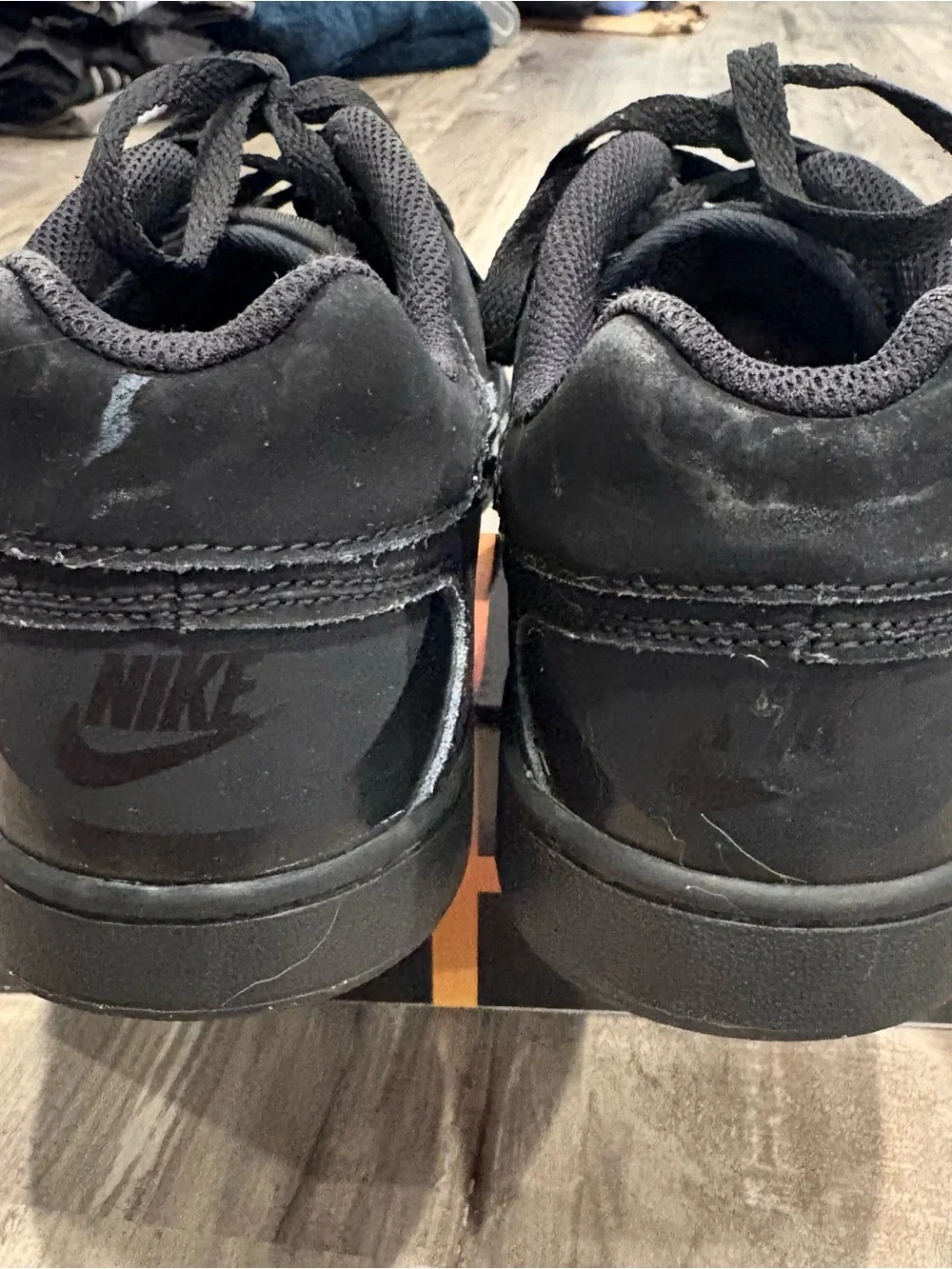 Nike Son of Force Triple Black Men's Size 9.5 616775-005 Authentic